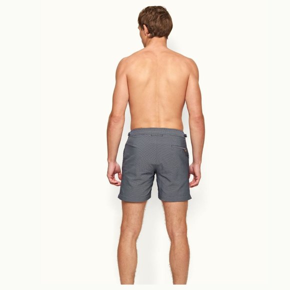 Orlebar Brown OB Classic Bulldog Shorts Swim Trunks Mens 40 Gray 5.5" Inseam - Picture 3 of 14